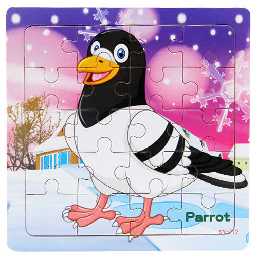 Children's Poultry Animal Wooden Puzzle