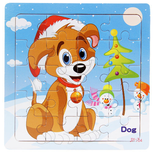 Children's Poultry Animal Wooden Puzzle