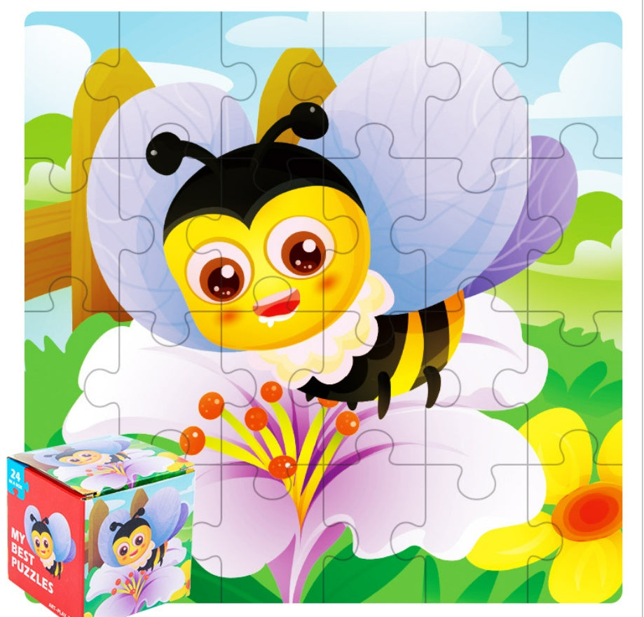 Children's Poultry Animal Wooden Puzzle