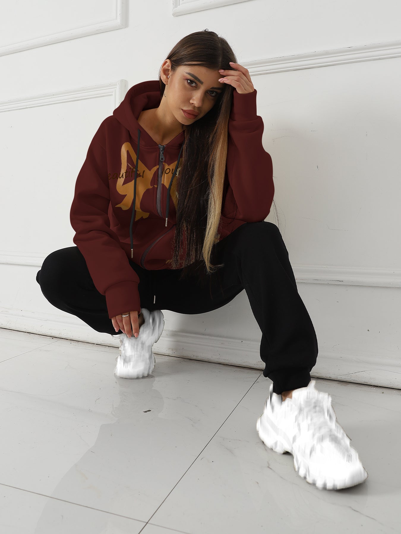 Women's Long-Sleeve Cozy Casual Sweatshirt