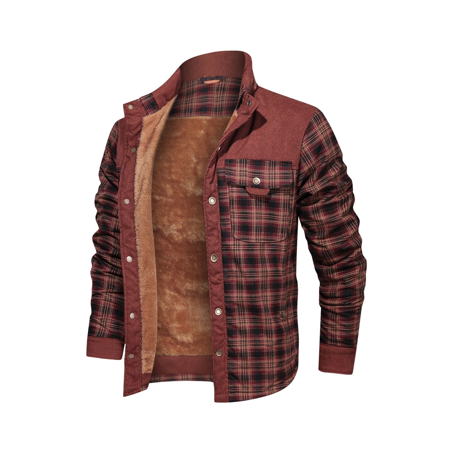Men's Thick Wool Coat Jacket