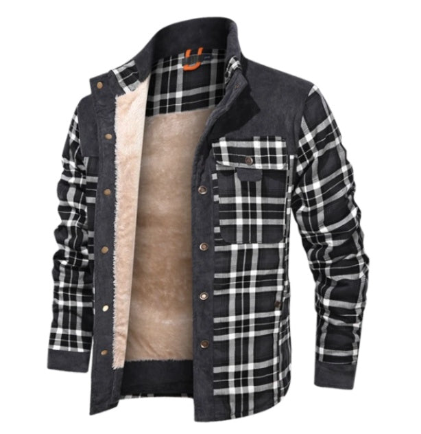Men's Thick Wool Coat Jacket