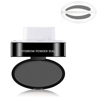 Professional Waterproof Eyebrow Powder Stamp & Stencil Kit - Brow Enhancing Cosmetics