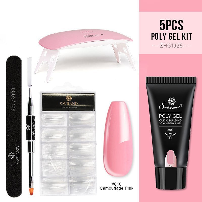 Quick Crystal Extension Gel Nail Set