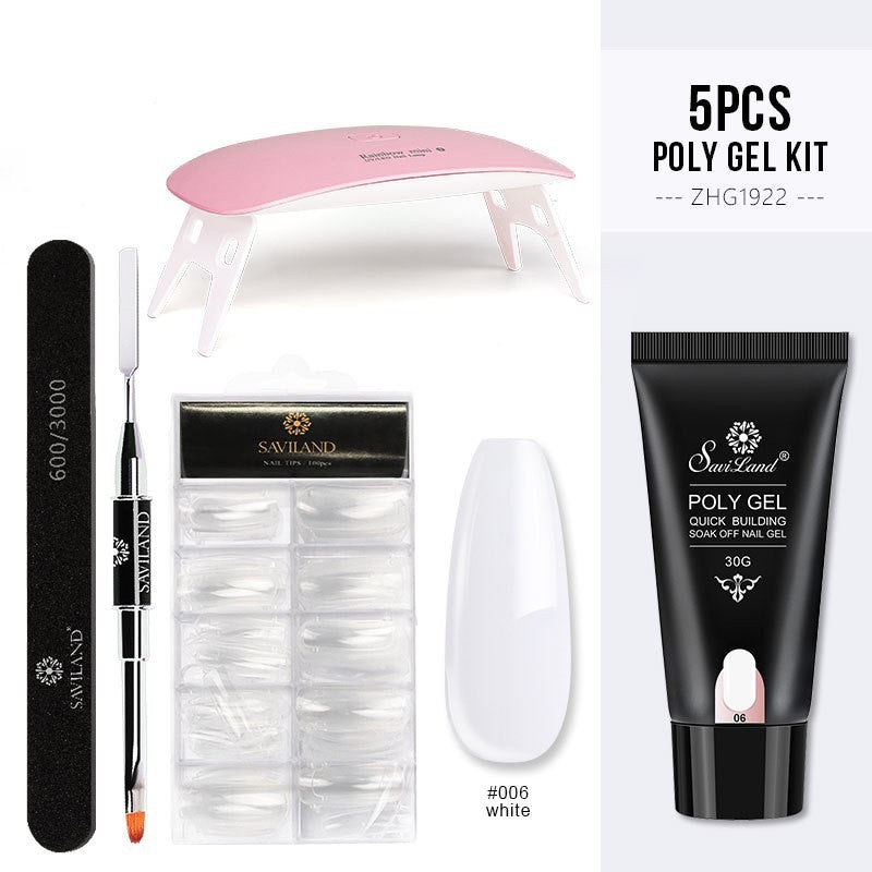 Quick Crystal Extension Gel Nail Set
