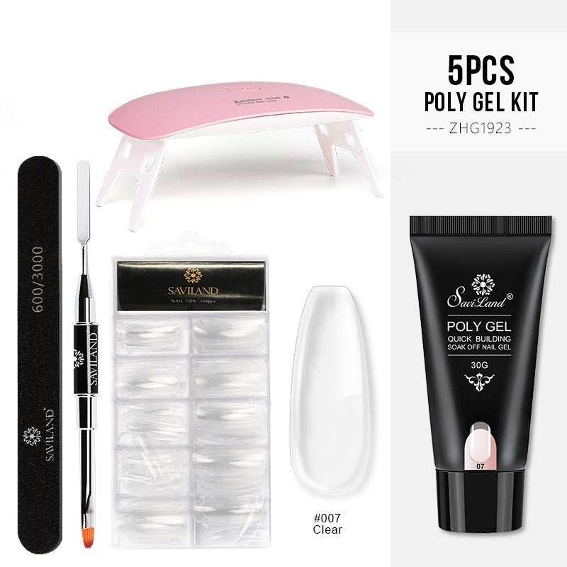 Quick Crystal Extension Gel Nail Set