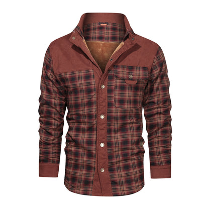 Men's Thick Wool Coat Jacket