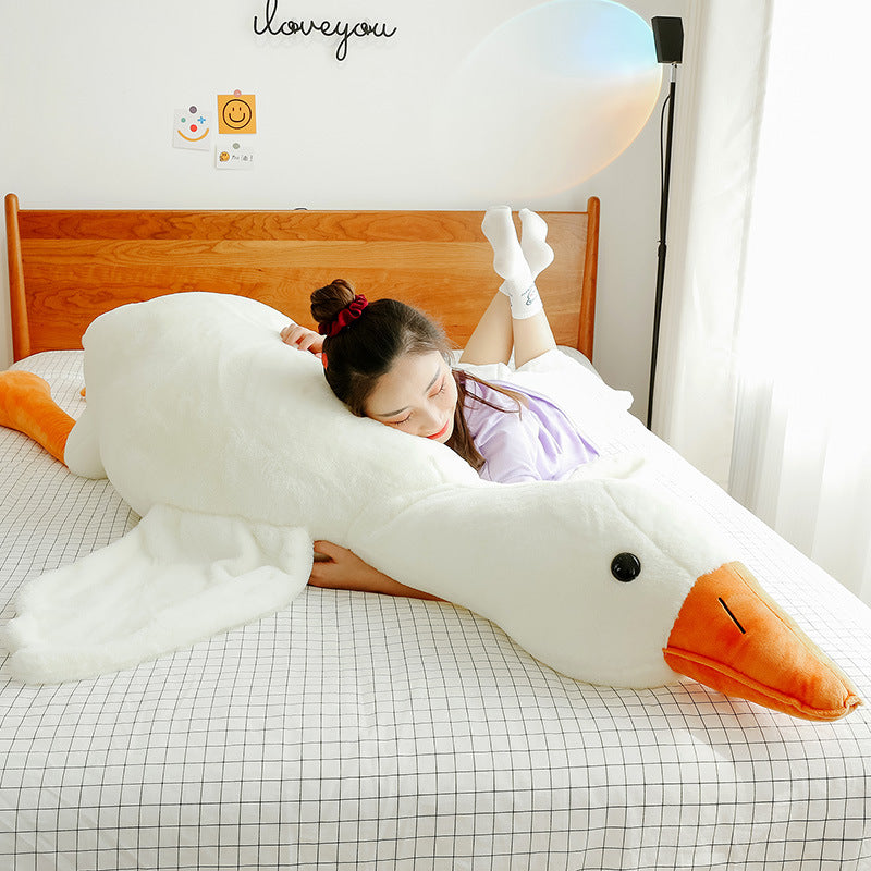 Cute Big White Goose Plush Pillow Toy