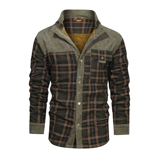 Men's Thick Wool Coat Jacket