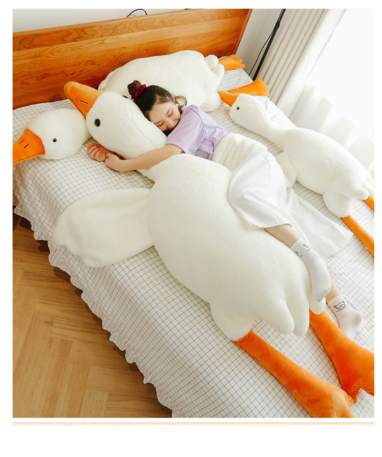 Cute Big White Goose Plush Pillow Toy