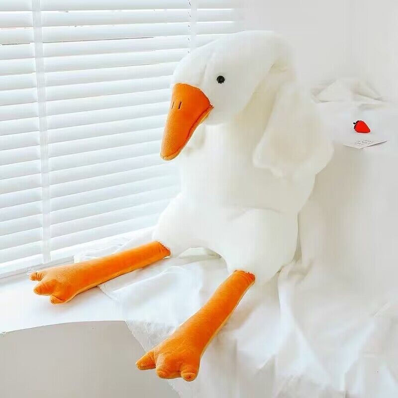 Cute Big White Goose Plush Pillow Toy