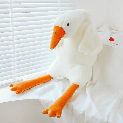 Cute Big White Goose Plush Pillow Toy