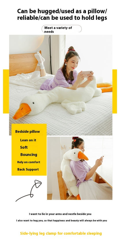 Cute Big White Goose Plush Pillow Toy