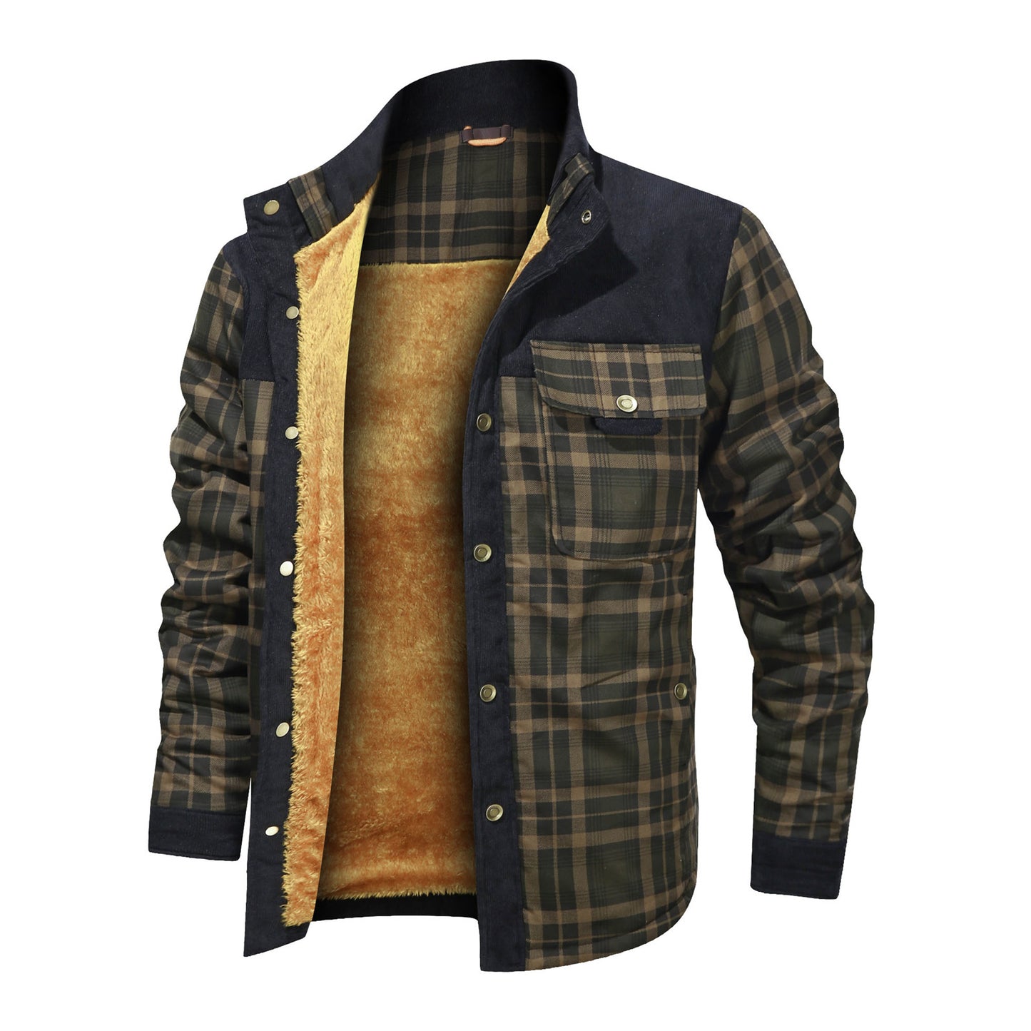 Men's Thick Wool Coat Jacket