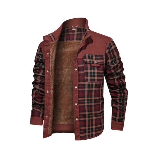 Men's Thick Wool Coat Jacket