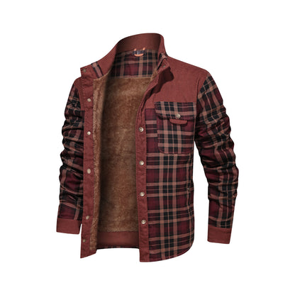 Men's Thick Wool Coat Jacket