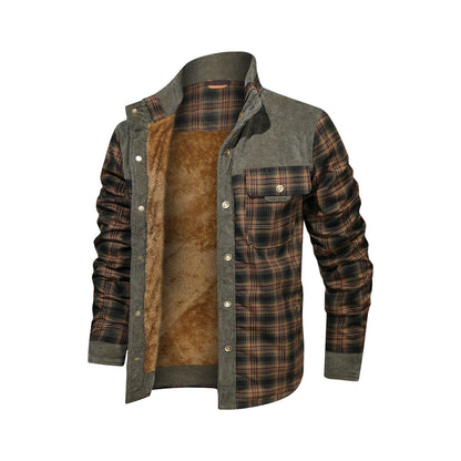 Men's Thick Wool Coat Jacket